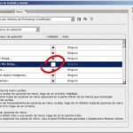 ocultar componentes de menus