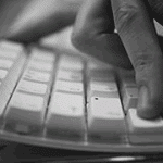 Imagen de teclado con atajos de Photoshop